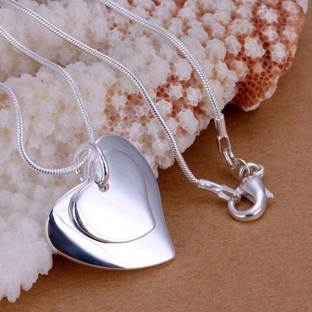 💝🎁S925 Double Heart Necklace